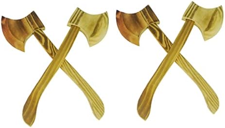 Asce da giardinaggio  | Accessori per Costumi di Halloween – Set di 4 Asce di Legno per Gioco, Costumi e Decorazioni di Halloween, Forniture per Performance e Abbigliamento Montano. Asce da giardinaggio Asce da giardinaggio