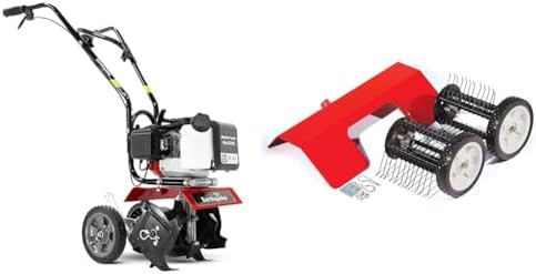 Coltivatori e Motocultivatori  | Cultivatore con Motore Viper 43Cc 2 Tempi Earthquake con Kit di Attacco Dethatcher, Larghezza Regolabile da 6-1″, Profondità Massima di 8″, Manubri Sovrapposti, Servizio Clienti negli Stati Uniti Coltivatori e Motocultivatori Coltivatori e Motocultivatori