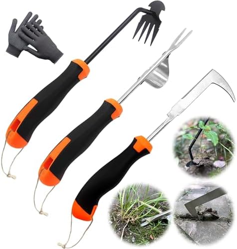 Estirpatore Manuale  | Attrezzo Estirpatore di Erbacce, 224 Nuovo Attrezzo Portatile per Estirpare, Attrezzo per Estirpare con Acciaio Inossidabile, Attrezzi da Giardino per Piante e Estirpatore, Attrezzo per Crepe, Attrezzo Rimuovi Erbacce per Fattoria e Giardino. Estirpatore Manuale Estirpatore Manuale