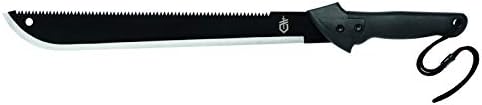 Machete da giardinaggio  | Gear Gator Machete – Machete da Giardinaggio Dual-Purpose da 25″ per Tagliare e Segare – Include Custodia Protettiva – Nero, Imballaggio Riciclabile Machete da giardinaggio Machete da giardinaggio