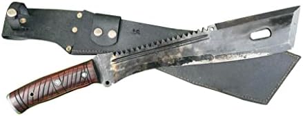 Machete da giardinaggio  | Machete Tattico da 15″, Coltello da Sopravvivenza Full Tang, Lama Antiruggine, Realizzato su Misura da Ex Gorka Khukuri House Nepal Machete da giardinaggio Machete da giardinaggio