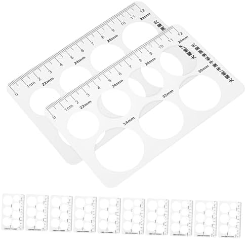 Pale da giardinaggio  | Calibri 12Pezzi Strumenti Righello Strumento Ciliegie Mirtillo Strumento di Misurazione Frutta Anello di Misurazione Frutta Strumento di Misurazione Ciliegie Materiale Frutta Righello di Misurazione Frutta Fresca Pale da giardinaggio Pale da giardinaggio