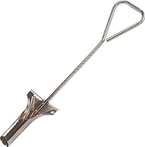 Piantatori di bulbi  | Edward Tools Piantatore di Bulbi a Lungo Manico – 38″ Acciaio Inossidabile Placcato Cromo Resistente con Design Antiflesso – Piastra Antiscivolo per Scavare con il Piede – Piantagione Più Veloce – Facile Estrazione del Tappo di Terra Piantatori di bulbi Piantatori di bulbi