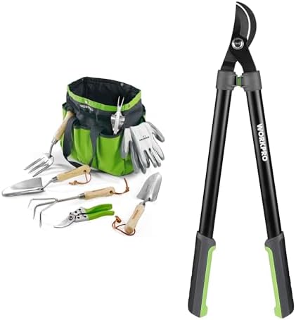 Potatori a mano  | Set di attrezzi da giardino con forbici bypass da 27″ Potatori a mano Potatori a mano