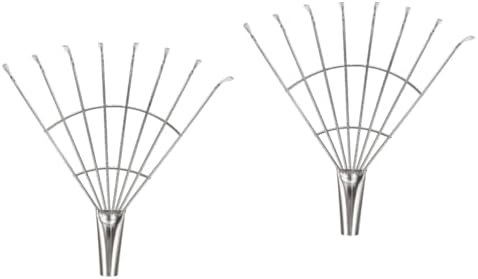 Rastrelli  | 2Pz Rastrello in Acciaio Heavy Duty, Strumento da Giardino per Diserbo, Rastrello per Foglie, Rastrello da Giardino, Sostituzione Rastrello in Acciaio, Strumenti per Allentare il Terreno, Rastrello per Piante e Fiori, Rastrello da Giardino in Acciaio Rastrelli Rastrelli