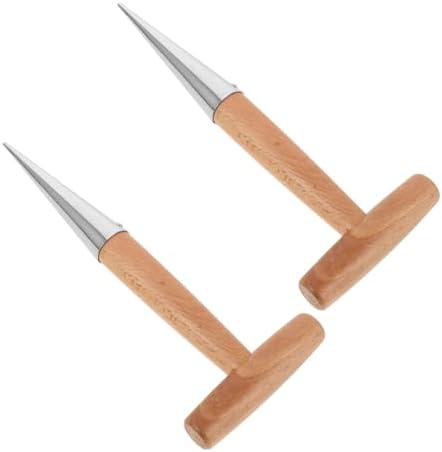 Scavatori per buche di palo  | 2Pezzi Dibbler per Semina Scavatrice per Terreno Dibbler Pratico per Giardino Strumento da Giardinaggio Puncher per Terreno Giardino Attrezzi da Giardino Dibbler per Piantare Strumento Pratico per Piantare Scavatori per buche di palo Scavatori per buche di palo