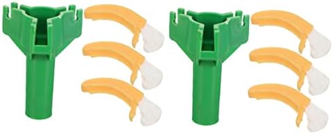 Scelte di giardinaggio  | 2 Set di Accessori per Raccoglitore di Frutta Artigli per Raccoglitore Dispositivo di Raccolta per Frutta Strumento per Risparmio di Lavoro Raccoglitore di Frutta Strumento per Raccolta Pesche Cesto per Raccolta Frutta Contenitore per Frutta da Fattoria Scelte di giardinaggio Scelte di giardinaggio