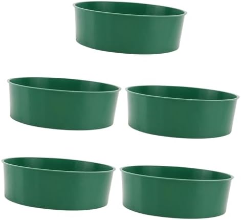 Set di attrezzi da giardinaggio  | 5Pezzi Setaccio in Plastica a Rete per Giardino, Setaccio per Terreno Fai da Te, Grandi Vasi in Plastica, Setaccio da Giardino, Giocattoli da Spiaggia per Setaccio di Sabbia su Pallet in Plastica, Vassoio Rotondo per Filtrare, Accessori per Setaccio di Terreno Manuale. Set di attrezzi da giardinaggio Set di attrezzi da giardinaggio