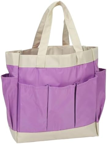 Set di attrezzi da giardinaggio  | Borsa per Attrezzi da Giardino 11,2″ X 5″ X 11″ Grande in Oxford Impermeabile con Tasche Borsa da Giardino Organizzatore di Attrezzi per Piante Contenitore per Esterni per Uomini, Viola Set di attrezzi da giardinaggio Set di attrezzi da giardinaggio