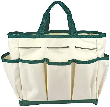 Set di attrezzi da giardinaggio  | Kit di attrezzi da giardinaggio multi tasche da esterno, borsa in Oxford 1″ x 9″, 4 tasche laterali Set di attrezzi da giardinaggio Set di attrezzi da giardinaggio