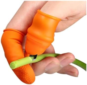 Set di attrezzi da giardinaggio  | Maysix Garden Coltello a Dito in Silicone Slicer Strumento da Giardino Trimmer Raschietto per Raccogliere Frutta e Verdura in Vaso Set Regalo con Lama per Dito Set di attrezzi da giardinaggio Set di attrezzi da giardinaggio