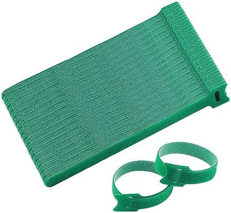 Spago da giardino e legature a spirale  | 15 Pezzi Legature per Piante, Ganci e Anelli per Giardino, Legature di Supporto Regolabili per Piante, Legature Multifunzionali Riutilizzabili, Legature in Nylon per Sostenere Piante Rampicanti (20 cm, Verde) Spago da giardino e legature a spirale Spago da giardino e legature a spirale