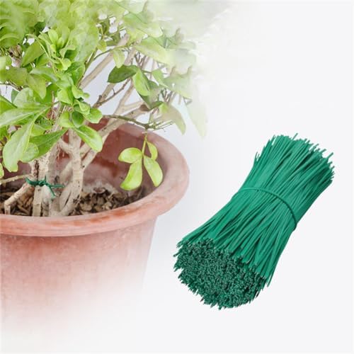 Spago da giardino e legature a spirale  | Fascette per Piante – Fascette da 20 cm per Piante Rampicanti – Fascette da Giardino Riutilizzabili, Spago da Giardino per Piante, Viti, Cavi e Sacchetti – Confezione da 2, Verde Spago da giardino e legature a spirale Spago da giardino e legature a spirale