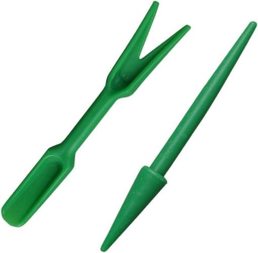 Set di attrezzi da giardinaggio  | Strumenti per il trapianto di succulente da giardino mini verde, Dibber in plastica per semina e trapianto di piantine, mini strumenti da giardino per la cura del giardino domestico, confezione da 2 per giardinaggio e cura del prato. Set di attrezzi da giardinaggio Set di attrezzi da giardinaggio